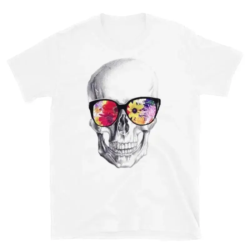 T-shirt moto Skull love