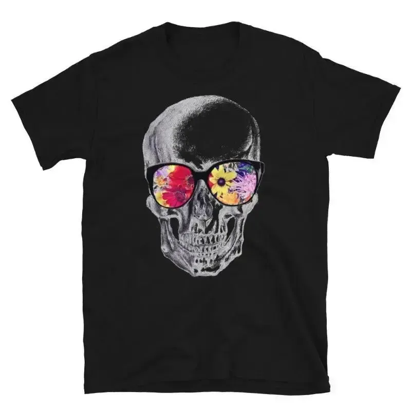 T-shirt moto Skull love