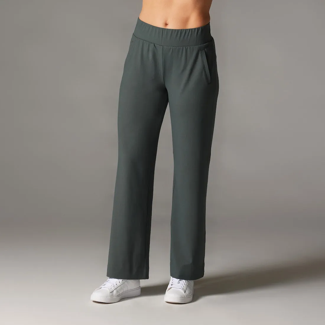 Tec Knit Wide Leg Pant