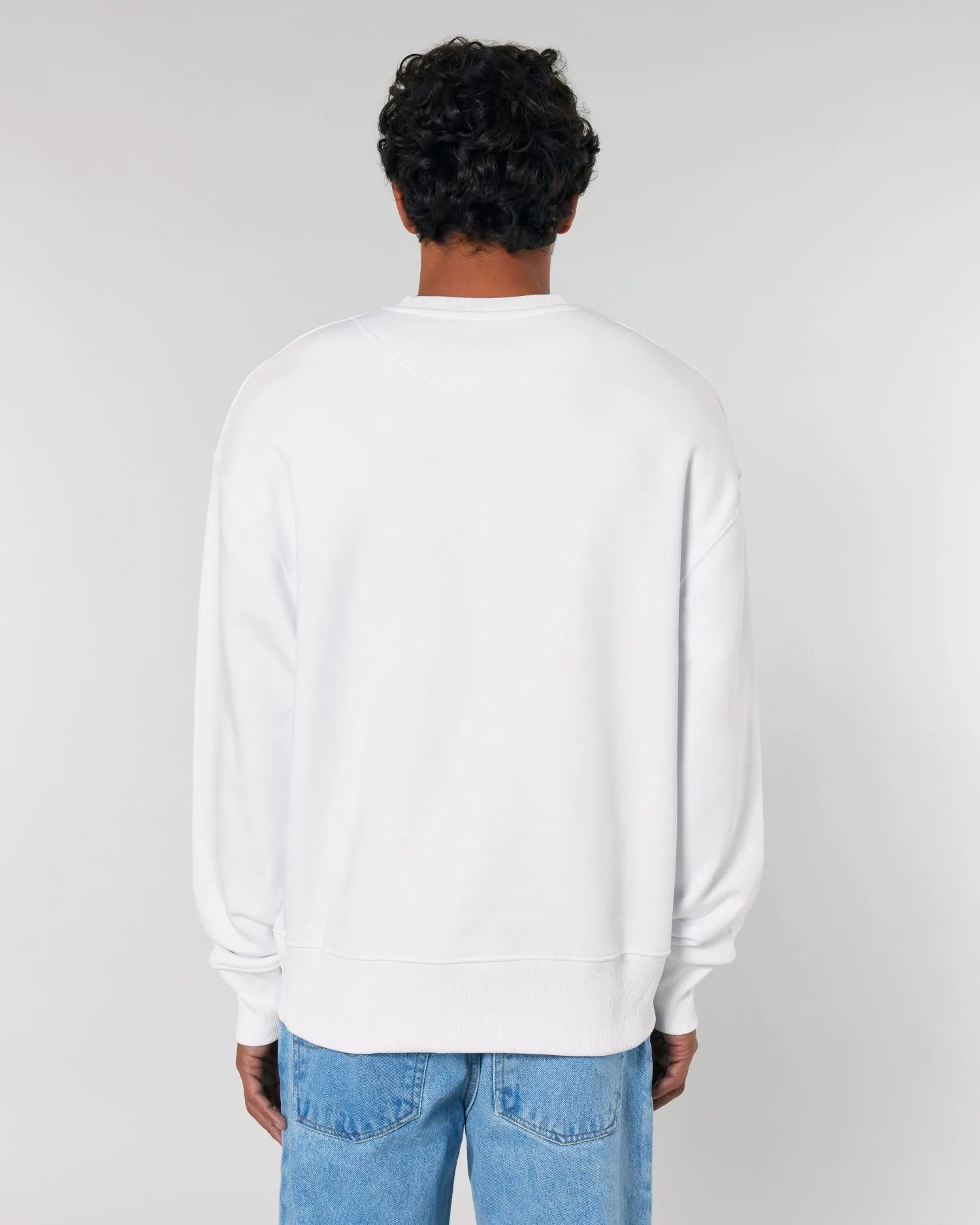 Unisex Organic Relaxed Crew Neck Sweatshirt | Radder STSU857