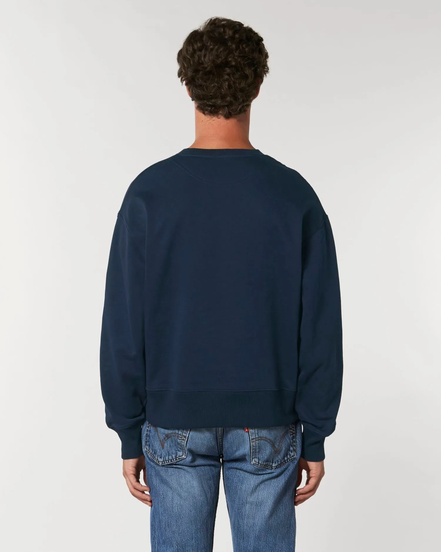 Unisex Organic Relaxed Crew Neck Sweatshirt | Radder STSU857