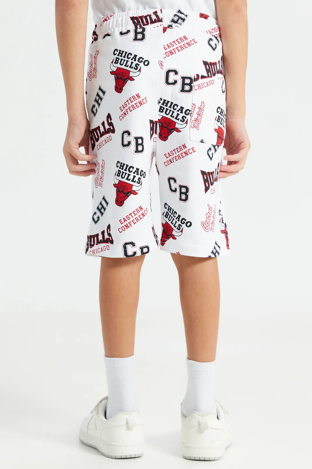 Whit Boys  Nba Chicago Bulls Active Shorts