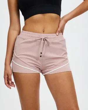 Women's Athletic Shorts High Waisted Running Shorts Pocket Sporty Shorts Gym Elastic Workout Shorts - Thirza Shorts